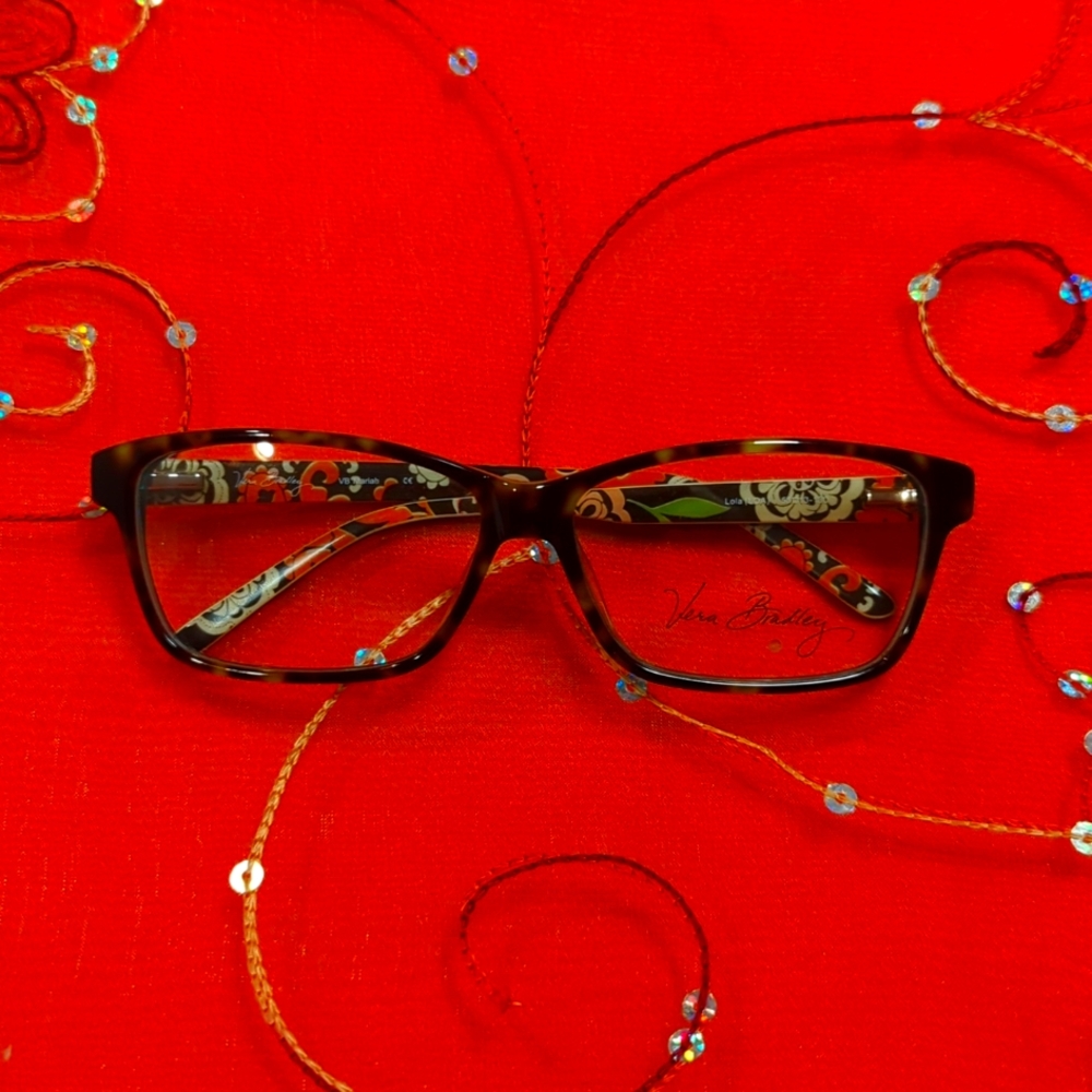 Vera Bradley Frames. Never worn still has stickers on lense